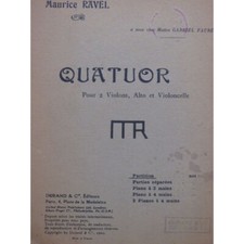 RAVEL Maurice Quatuor Violon