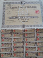 Action , TITRE , TAXIS -