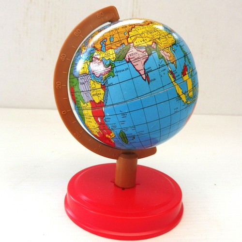Tirelire globe terrestre metal - tirelire,