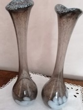 Paire de soliflore fond boule