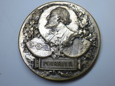 (AL) Médaille hommage à Gambetta, lorrains alsaciens, ville d'Avray Sèvres 1891