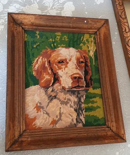 Tableau canevas chien - tableau,