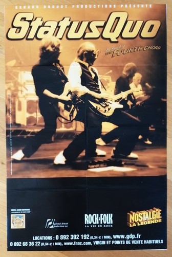 Status quo affiche concert - quo,