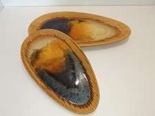 Magnifiques Plats Décoratifs en Bois et Résine Époxy - Création Artisanale Uniqu