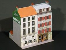 Bloc de 2 immeubles droits et