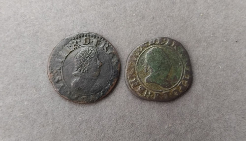 Lot pièces de - de, monnaie