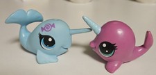 ✨️lot Littlest Pet Shop #3314 + No# Narval Narwhal Baleine Authentic Lps✨️