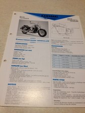 Kawasaki VN800 VN 800 96 97 98 VN800A B1 B2 B3 Fiche technique moto RMT ETAI
