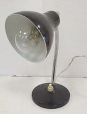 petite lampe table flexible articulé vintage années 60 reflecteur industriel