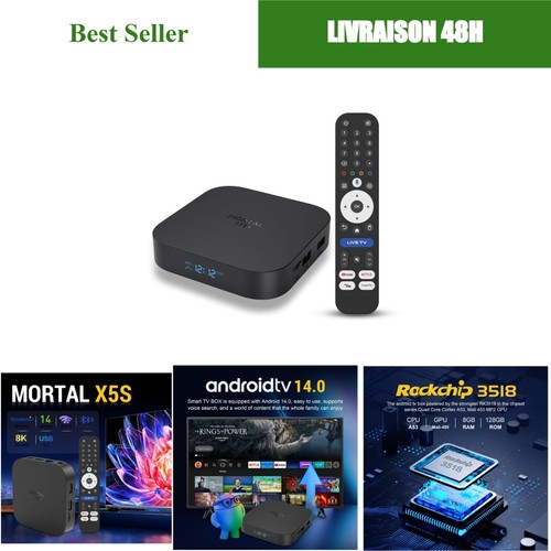 Boîtier android tv box - boîtier,