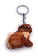 Porte-Clés En Bois Fait Main