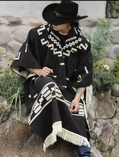 western hat and poncho hat