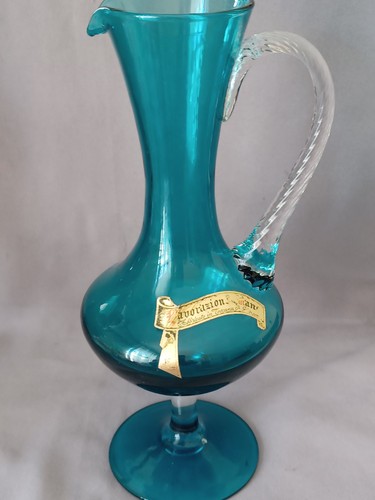 Pichet sur socle verre art - pichet, en