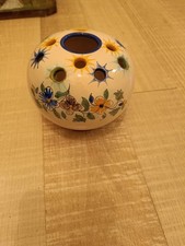 Ancien Pique Fleurs Faience Montagnon
