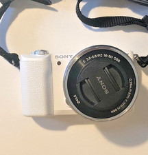 Hybride Sony Alpha 5100 Blanc  + Objectif E 16-50 mm f/3.5-5.6