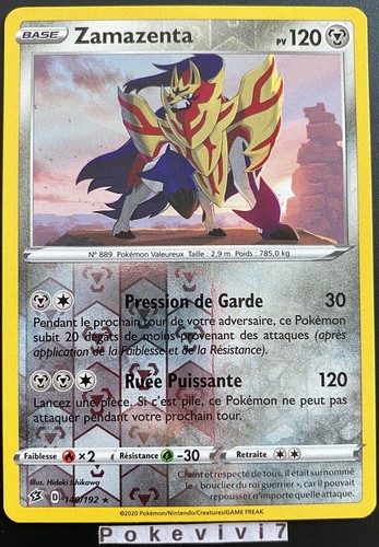 Carte pokemon zamazenta - carte,