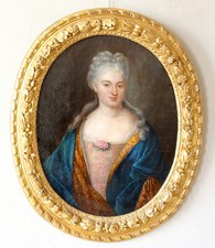 Grand portrait de femme - époque Louis XIV