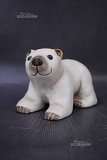 Thun Ours Blanc En Céramique