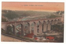 CPA 22 - DINAN : VIADUC - VUE SUR LA RANCE (CÔTES D'ARMOR) ÉCRITE le 07-02-1914