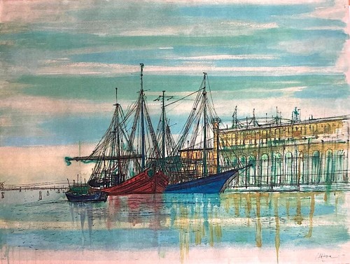 Jean carzou lithographie - jean,