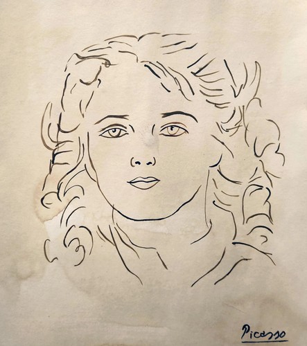 Tableau ancien signé picasso - ancien,