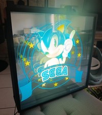 Sonic Enseigne Lumineuse Sega Vintage Sign 