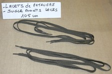 2 PAIRES de LACETS DE PATAUGAS 105 cm   2 PAIRS OF LACES for FRENCH JUNGLE BOOTS
