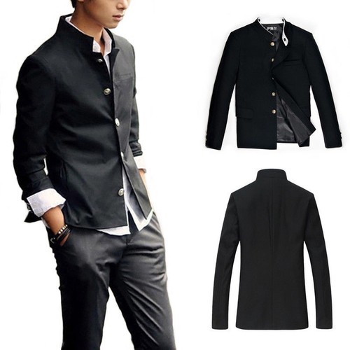 Hommes veste droite - droite, col