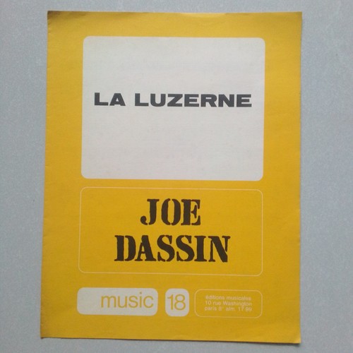 Joe dassin luzerne - la, *