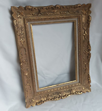 Cadre Montparnasse en bois sculpté et doré à la feuille - années 1960 format 5P