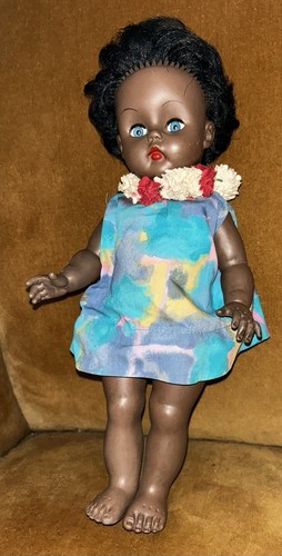 Poupée noire vintage - poupée,