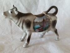 Pot à lait ou crème en forme de vache, souvenir de Luzern (Suisse)