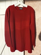 PULL MARQUE ANIMALE TAILLE M/ 40/42 BORDEAUX ROUGE 50%LAINE 50% ACRYLIQUE **+