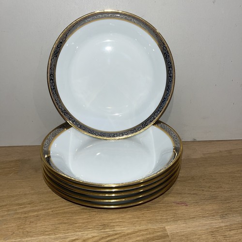 Assiettes creuses porcelaine - 6,