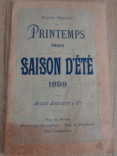 Catalogue printemps - au, "