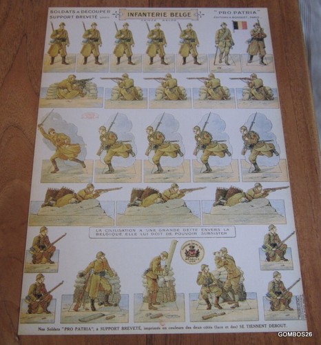 Planche soldats decouper - planche,