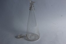 Abreuvoir à oiseaux verre soufflé XIXe siècle Art populaire (38819)