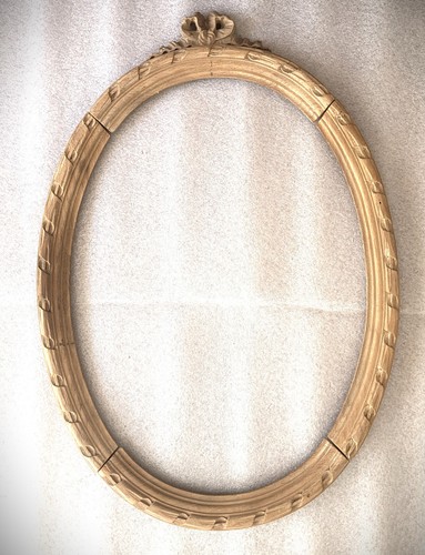 Cadre bois ovale pour miroir