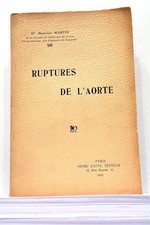 LIVRE ANCIEN MARTIN RUPTURE