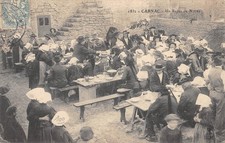 CPA 56 CARNAC / UN REPAS DE NOCES