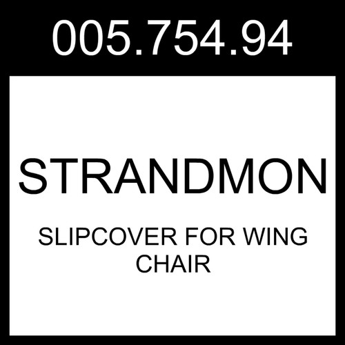 Ikea strandmon slipcover - ikea,