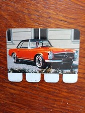 Plaque " MERCEDES 230 SL 64 Collection N° 93 " l'auto à travers les âges" COOP 