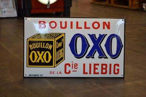Plaque émaillée oxo liebig - oxo,