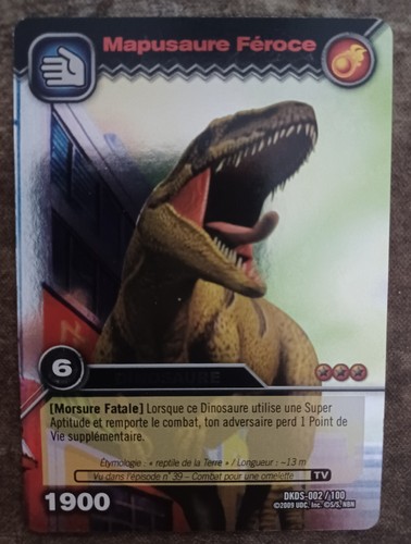Carte dinosaur king - dinosaur,