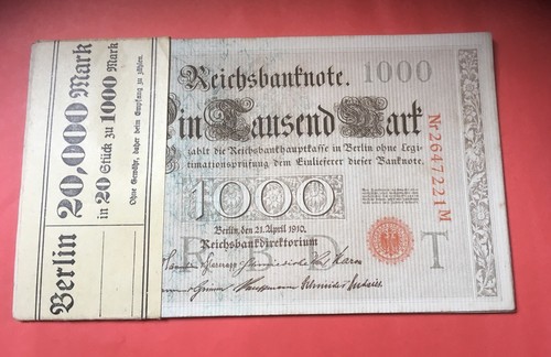 Liasse billets de 1000 - billets,