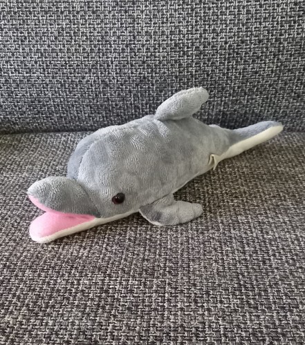 Peluche doudou dauphin - c6,