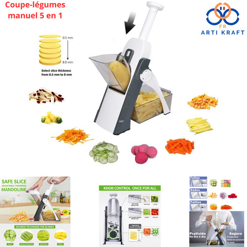 Coupe légumes manuel 1 - coupe-légumes, en