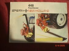 ANCIEN  PROSPECTUS     PUBLICITAIRE    FAUCHEUSE    NEW  HOLLAND  448