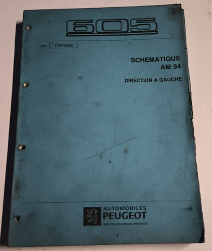 Manuel atelier peugeot 605 - manuel, d'atelier