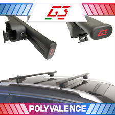 Acier Noir Barres de toit pour